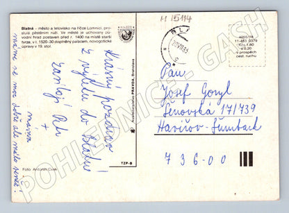 Pohlednice Blatná – historické památky (M15114)