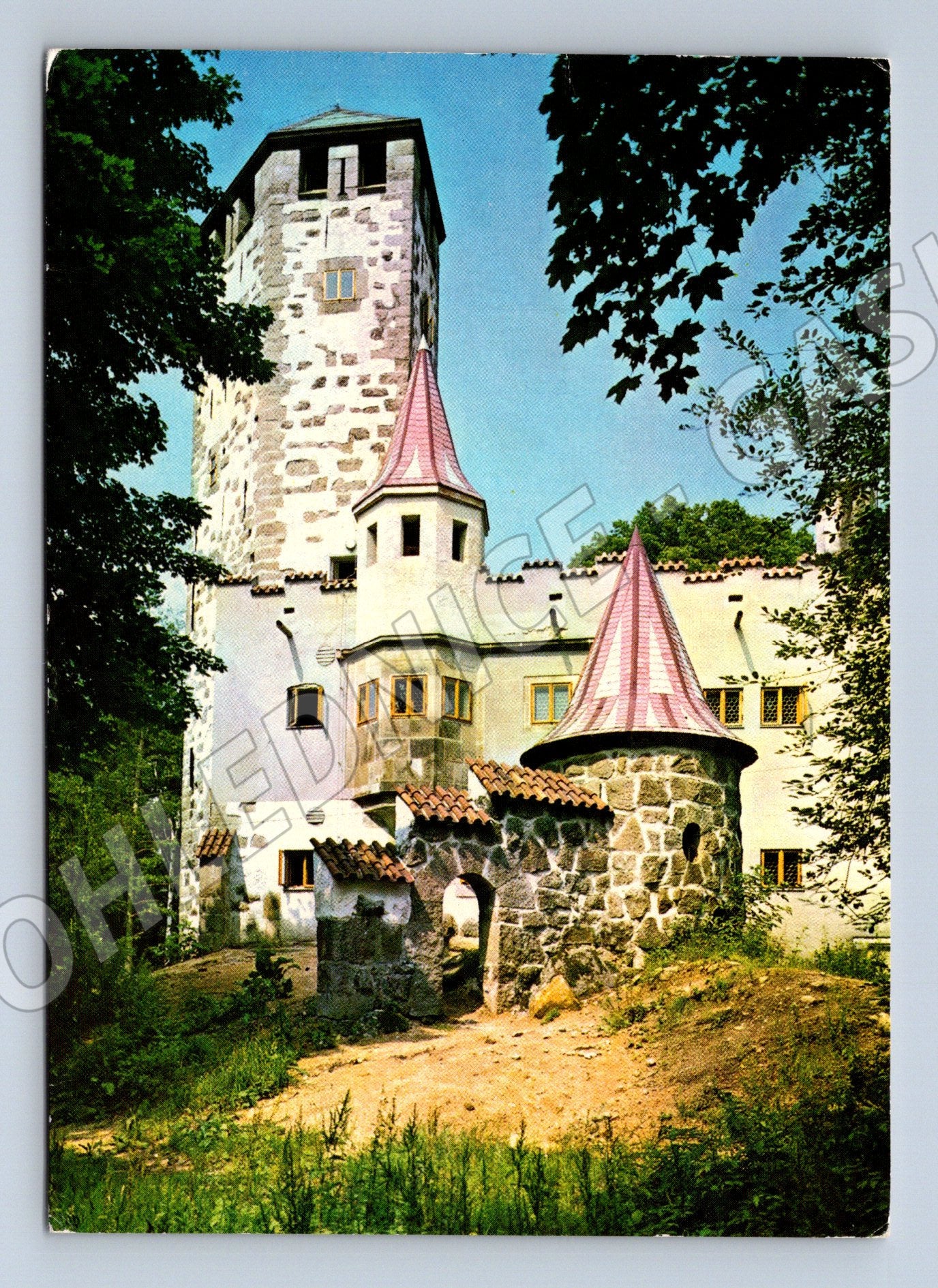 Pohlednice Zámek Liberec-Krásná, odeslaná 1971 (M15117)