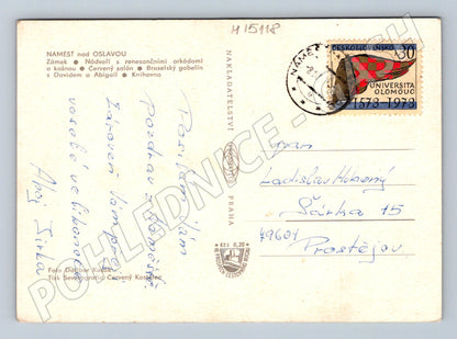 Pohlednice Zámek Náměšť nad Oslavou 1978 (M15118)