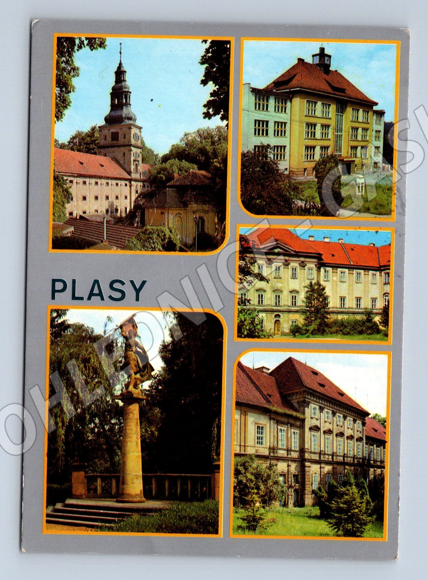 Pohlednice Plasy – klášter a historické budovy (M15119)