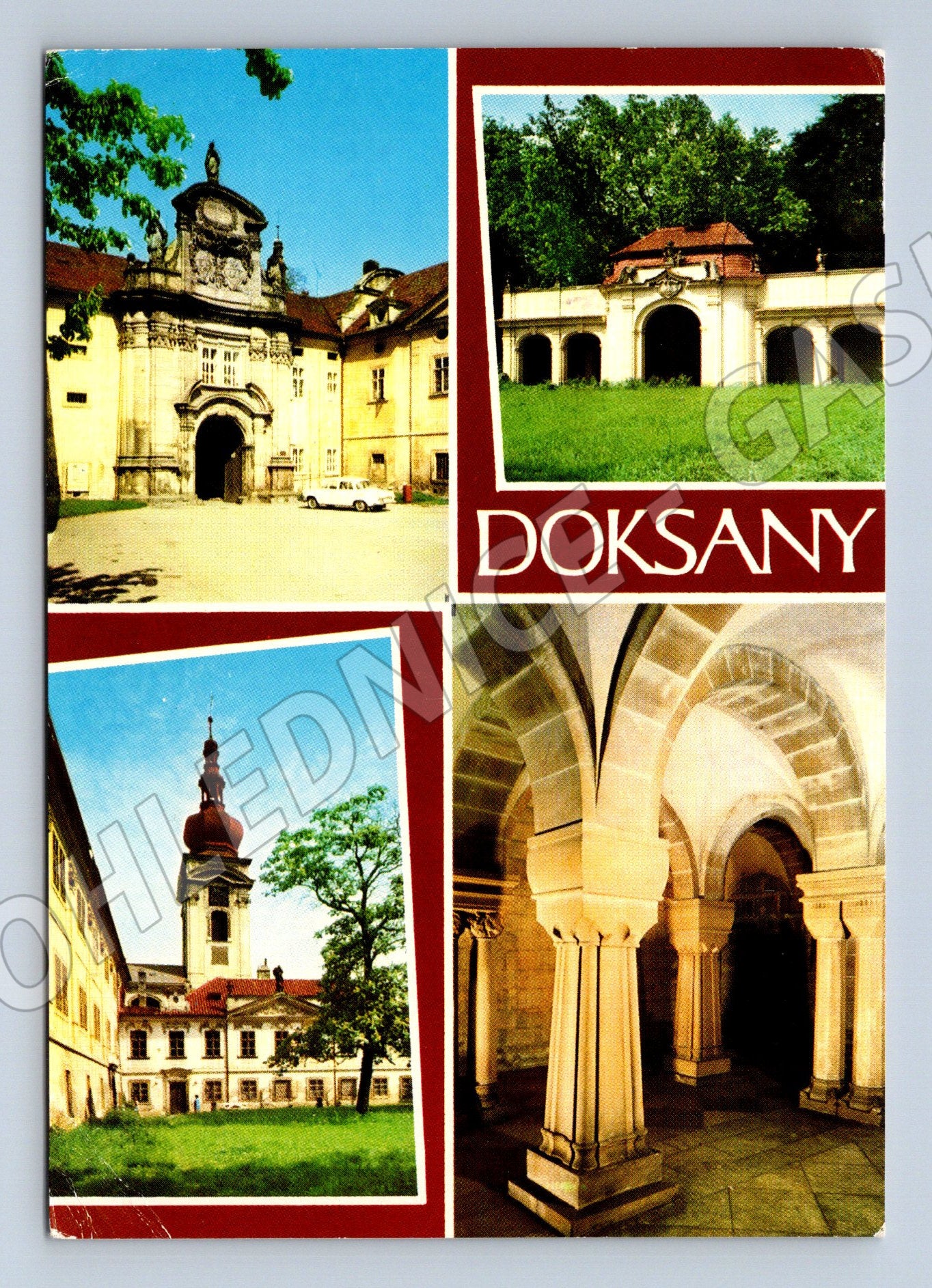 Pohlednice Doksany – klášter, barokní architektura (M15121)