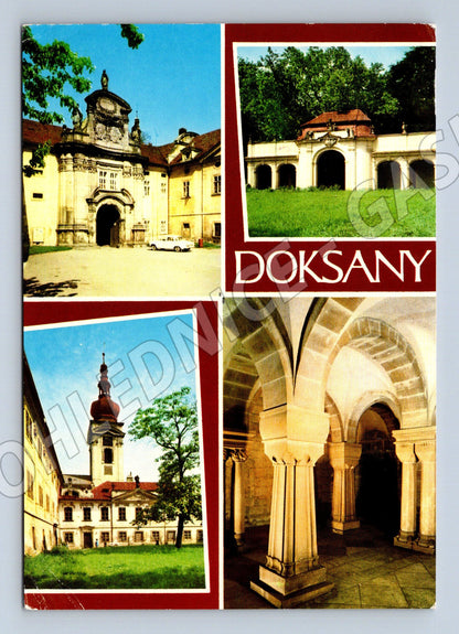 Pohlednice Doksany – klášter, barokní architektura (M15121)