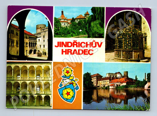 Pohlednice Jindřichův Hradec – zámek, retro (M15134)