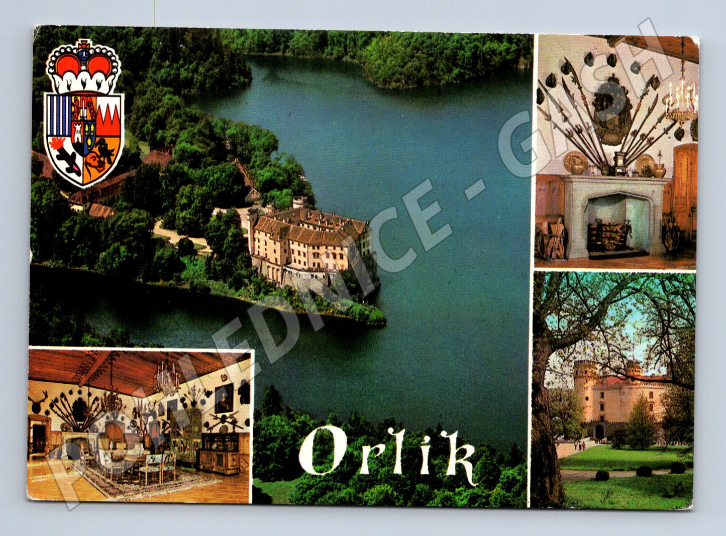 Pohlednice Orlík – zámek nad Vltavou, interiéry (M15137)