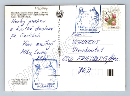 Pohlednice Státní hrad Rožmberk – exteriér a interiér (M15144)