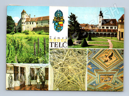 Pohlednice Zámek Telč – historický pohled, 70. léta (M15155)