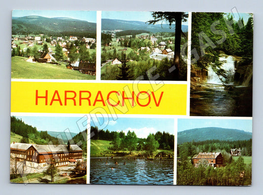 Pohlednice Harrachov – Mumlavský vodopád a koupaliště (M15157)