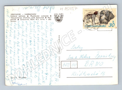 Pohlednice Harrachov – Mumlavský vodopád a koupaliště (M15157)