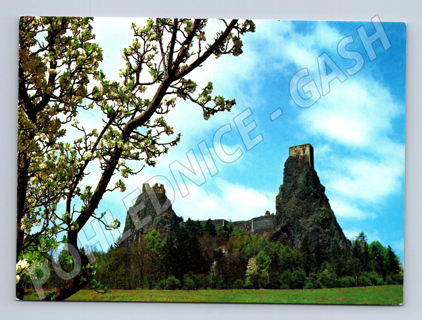 Pohlednice Hrad Trosky – Český ráj 1989 (M15159)