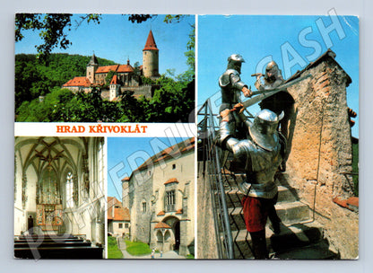 Pohlednice Hrad Křivoklát – koláž 1991 (M15165)