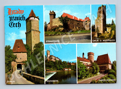 Pohlednice Hrady jižních Čech – Zvíkov, Orlík, Rožmberk (M15167)
