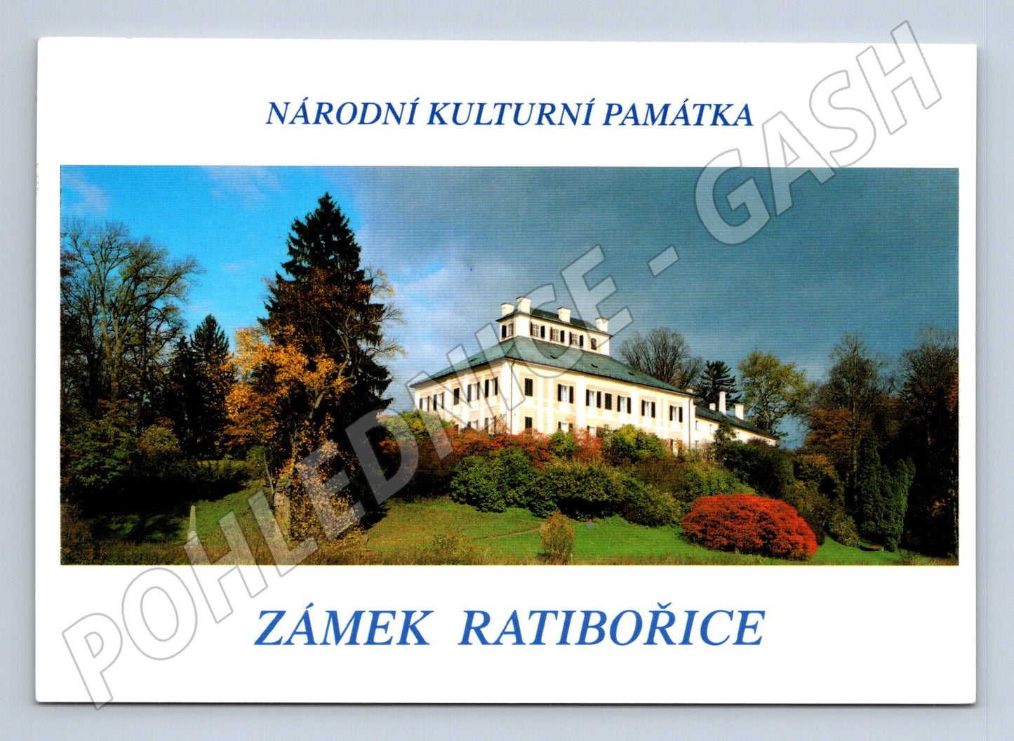 Pohlednice Zámek Ratibořice – národní památka (M15168)