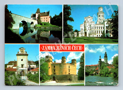 Pohlednice Zámky jižních Čech – Hluboká, Orlík, Krumlov (M15170)