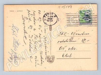 Pohlednice Tábor – hrad Kotnov 1968 (M15179)