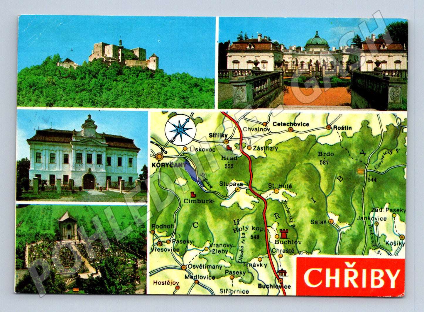 Pohlednice Chřiby – Buchlov a Buchlovice (M15180)