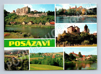Pohlednice Posázaví – hrady a zámky (M15183)