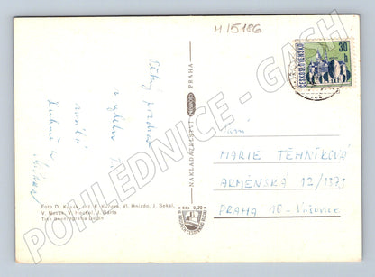 Pohlednice Zámky jižních Čech – Hluboká, Orlík (M15186)