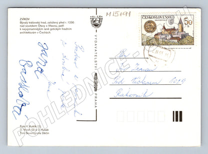 Pohlednice Hrad Zvíkov – koláž 1978 (M15191)