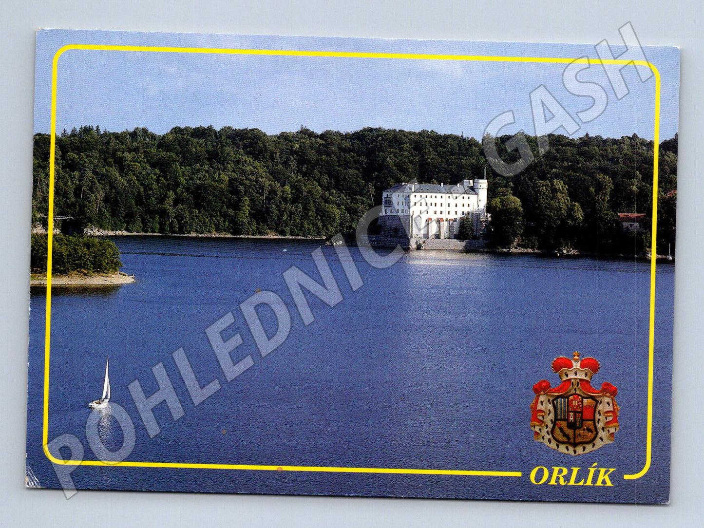 Pohlednice Orlík nad Vltavou – zámek 1994 (M15200)