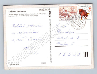 Pohlednice Kašperk – Šumava 1996 (M15206)