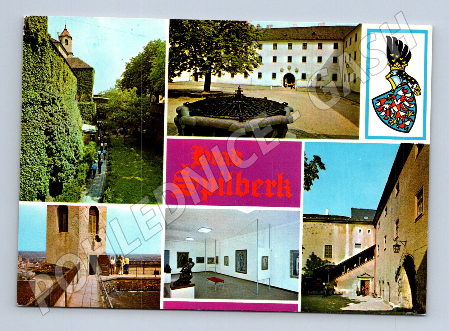 Pohlednice Hrad Špilberk Brno – koláž (M15209)