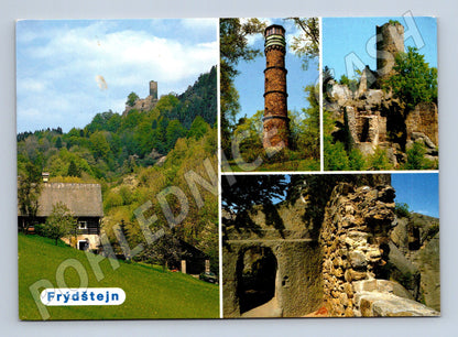 Pohlednice Frýdštejn – hrad a rozhledna Kopanina (M15215)