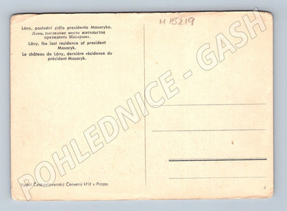Pohlednice Zámek Lány – sídlo prezidenta (M15219)