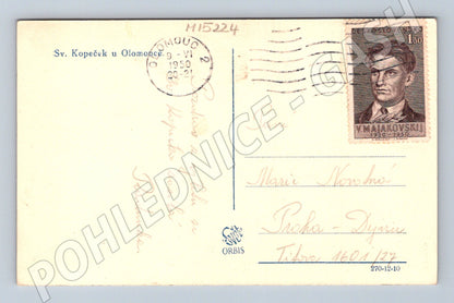 Pohlednice Svatý Kopeček u Olomouce – bazilika (M15224)
