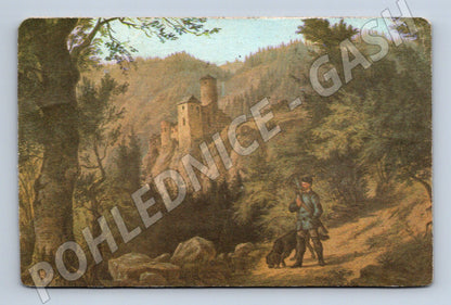 Pohlednice Hrad ve skalách – kolorovaná (M15240)