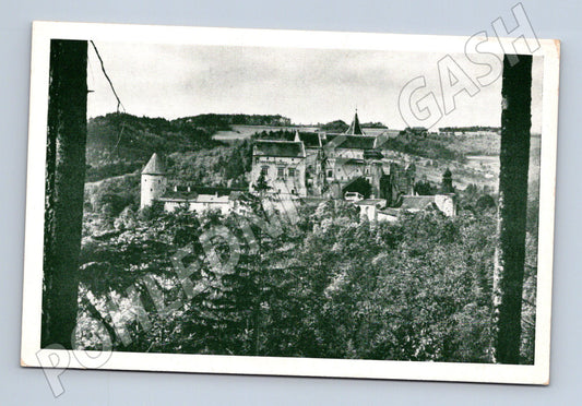 Pohlednice Hrad Pernštejn – černobílý historický motiv (M15250)