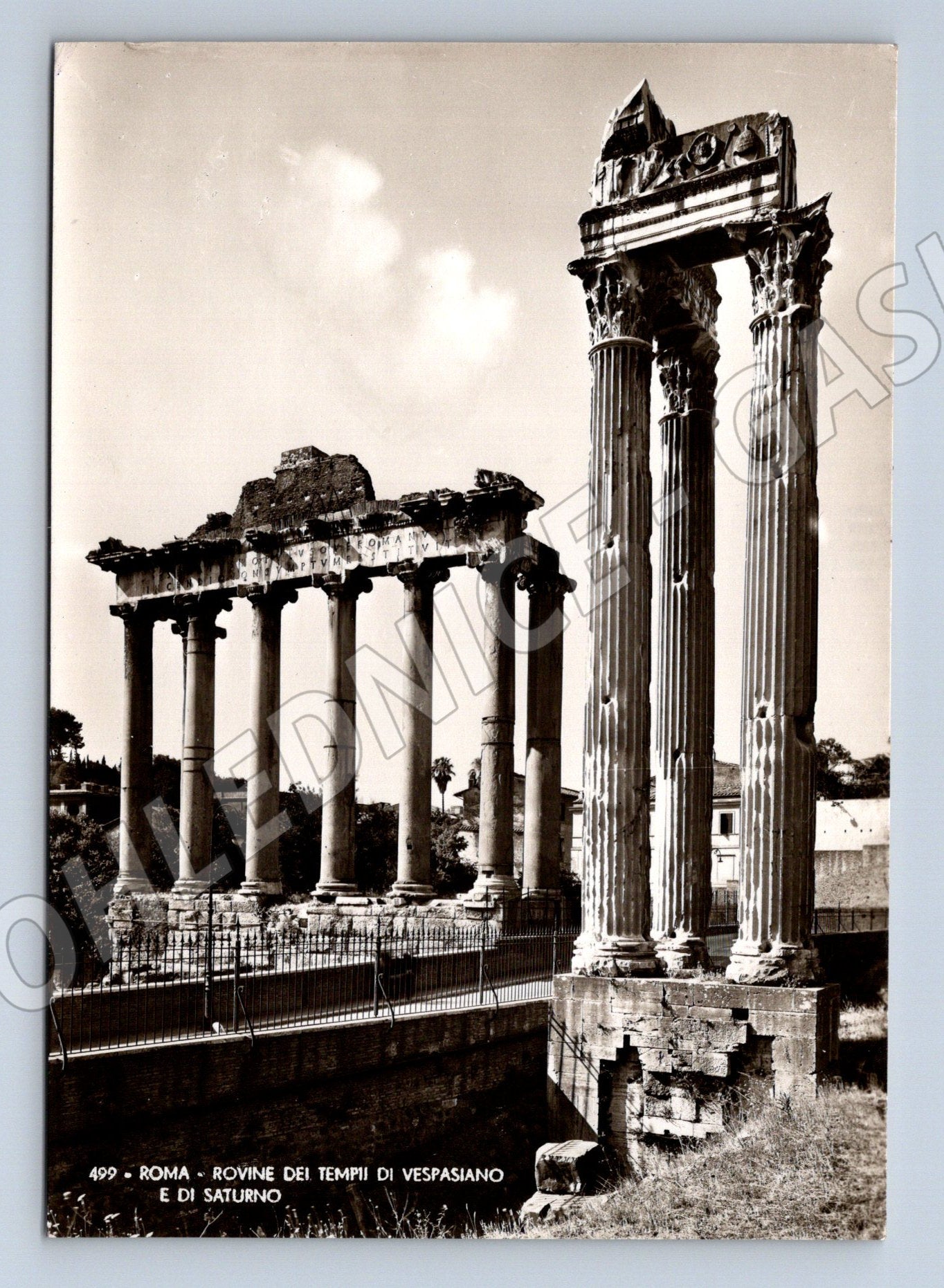 Pohlednice Řím – Forum Romanum, chrámy (M15268)