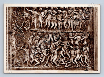 Pohlednice Orvieto – Duomo Inferno, portál (M15273)