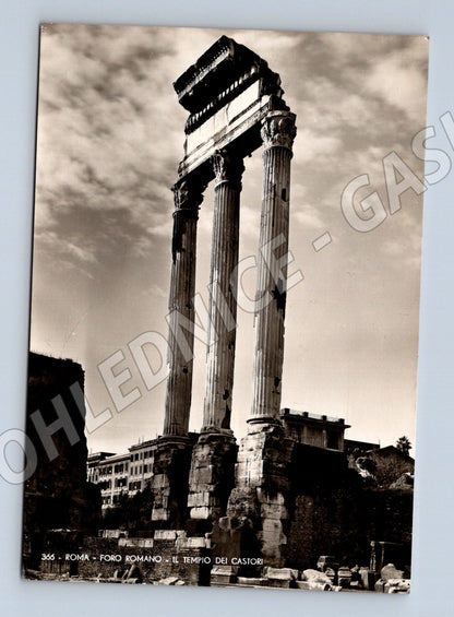 Pohlednice Řím – Forum Romanum, chrám Castorů (M15277)
