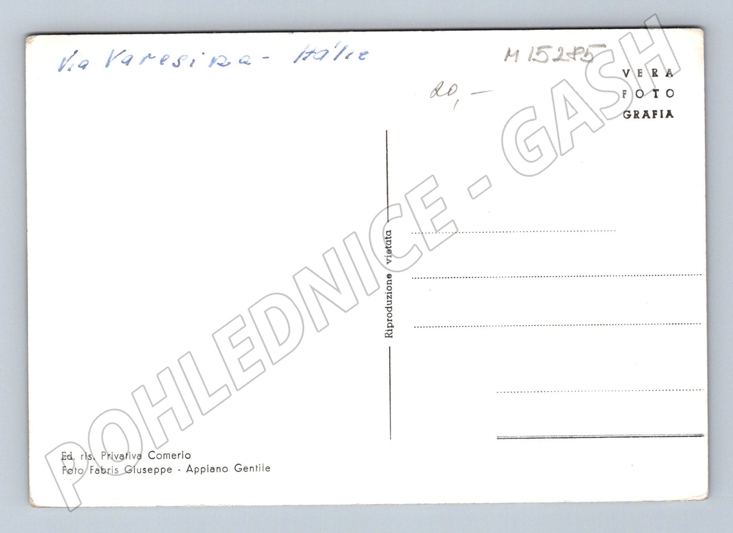 Pohlednice Morzzate – Via Varesina (M15285)