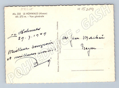 Pohlednice Le Hohwald – Alsasko 1949 (M15289)