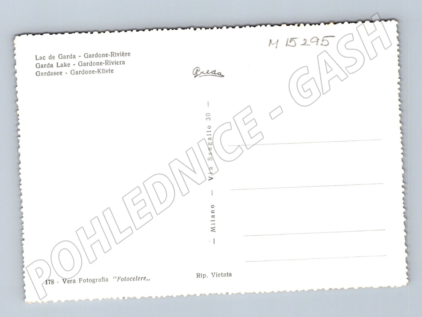 Pohlednice Gardone Riviera – Lago di Garda (M15295)
