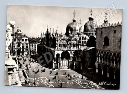 Pohlednice Benátky – bazilika sv. Marka 1955 (M15296)