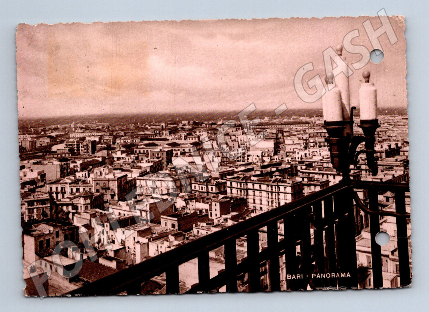 Pohlednice Bari – panorama města 1952 (M15301)