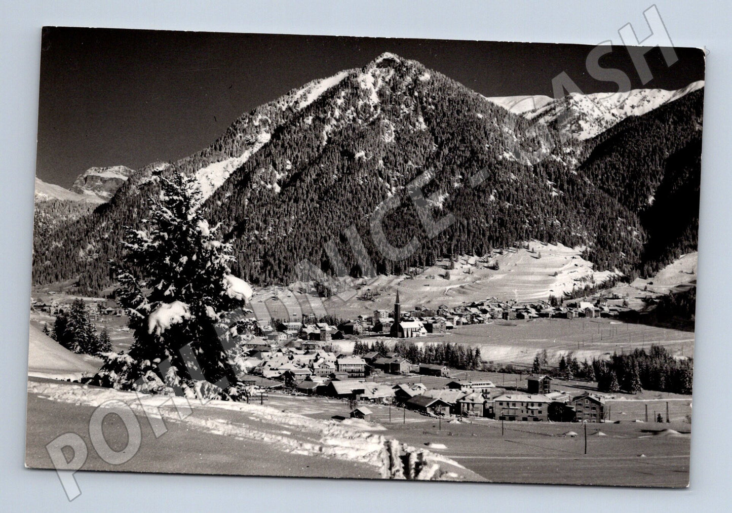 Pohlednice Pozza di Fassa – zimní Dolomity (M15302)