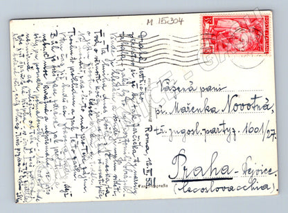 Pohlednice Itálie – dítě v kroji 1951 (M15304)