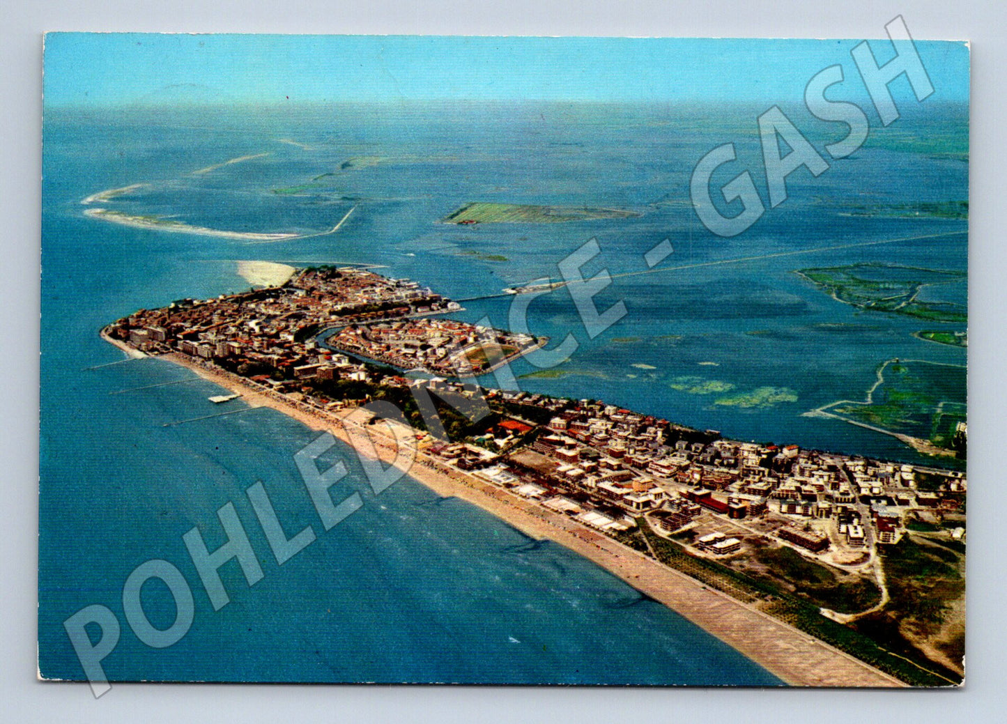 Pohlednice Grado – letecký pohled 1973 (M15315)