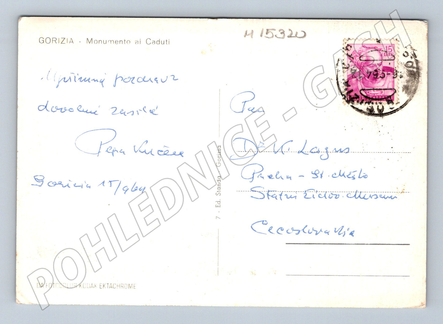 Pohlednice Gorizia – Monumento ai Caduti (M15320)
