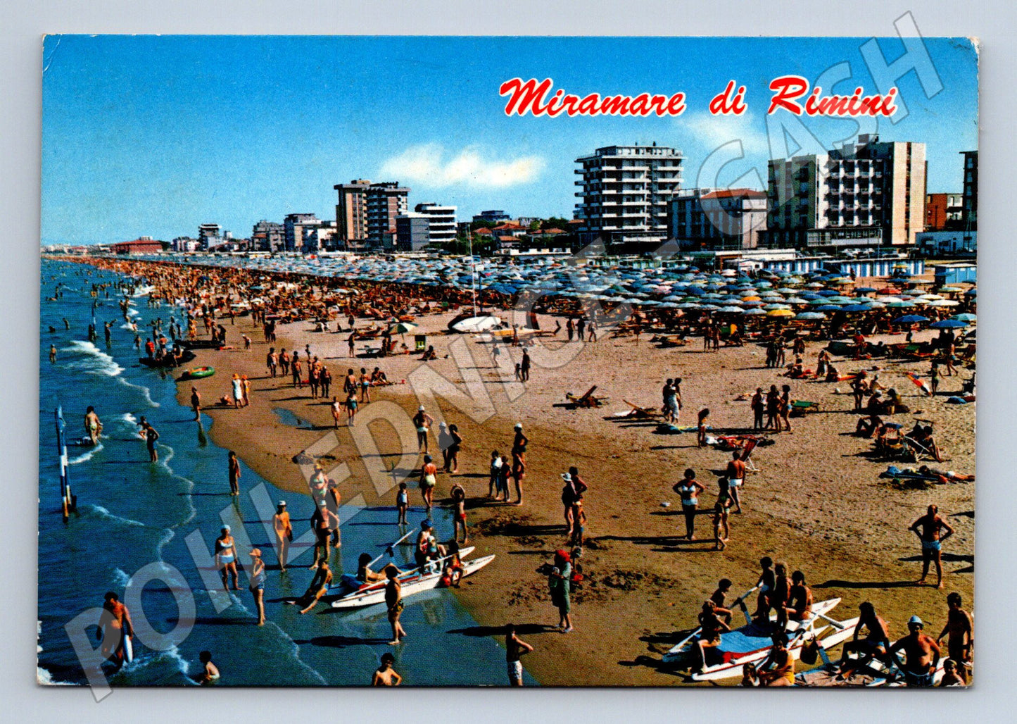 Pohlednice Rimini – Miramare, pláž (M15322)
