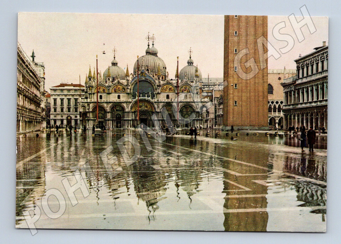 Pohlednice Benátky – Piazza San Marco při záplavě (M15324)