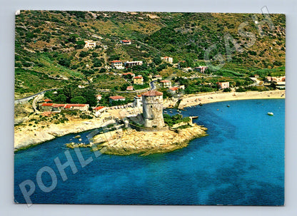 Pohlednice Isola del Giglio – letecký pohled (M15336)