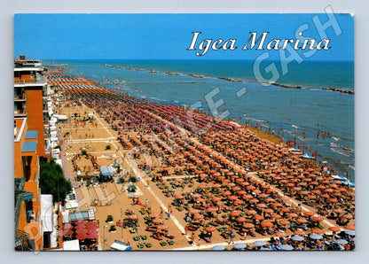 Pohlednice Igea Marina – pláž (M15338)