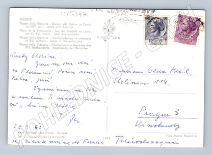 Pohlednice Florencie – Piazza della Signoria 1980 (M15347)