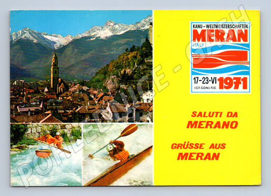 Pohlednice Merano 1971 – MS v kanoistice (M15353)