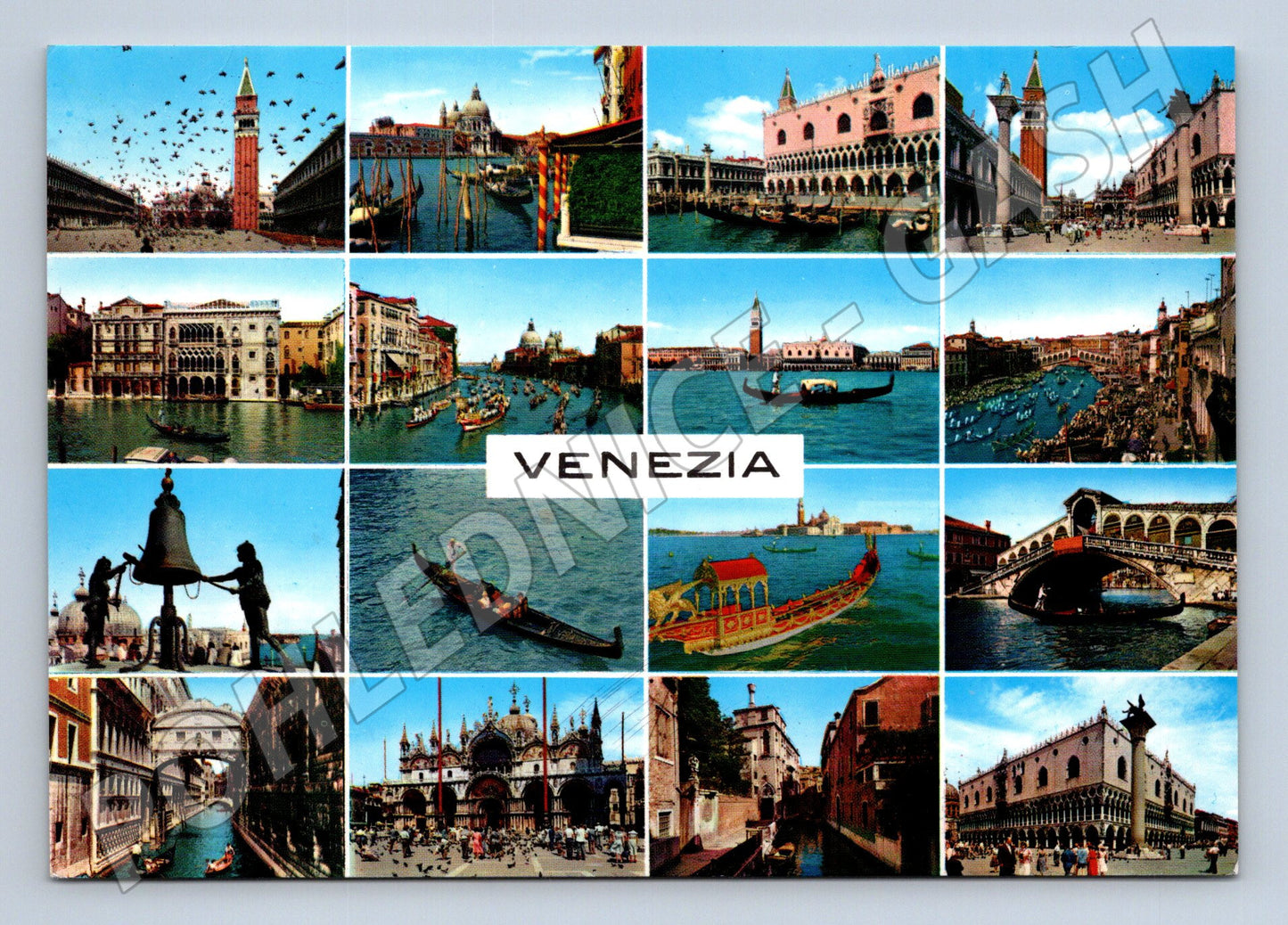 Pohlednice Venezia – koláž památek (M15354)