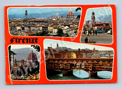 Pohlednice Firenze – památky, prošlá poštou (M15358)